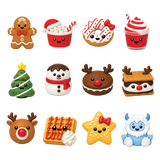 Fun Doh Squishmas Snack Shop Squishies - 12 Pieces Per Retail Ready Display 26892