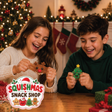 Fun Doh Squishmas Snack Shop Squishies - 12 Pieces Per Retail Ready Display 26892