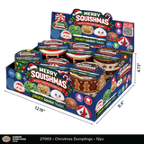 Fun Doh Merry Squishmas Squishy Christmas Dumplings - 12 Pieces Per Retail Ready Display 27003