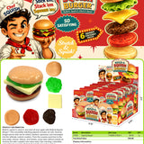 SquishZilla™ Build-A-Squish Burger Toy - 12 Pieces Per Retail Ready Display 27009
