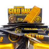 SquishZilla™ Fun Doh™ Gold Bar Slow-Rise Foam Squishy Toy - 12 Pieces Per Retail Ready Display 27010