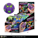 Power Spin Fidget Ball - 12 Pieces Per Retail Ready Display 27014