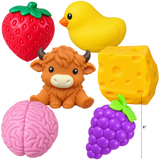 SquishZilla™ Mega Squishies - 6 Pieces Per Retail Ready Display 27038