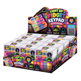 Light-Up Fidget Keypad Keychain - 12 Pieces Per Retail Ready Display 27052