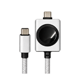 Power Duo 100W 4ft USB-C Cable with Built-In Magnetic Watch Charger - 6 Pieces Per Retail Ready Display 27073