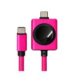 Power Duo 100W 4ft USB-C Cable with Built-In Magnetic Watch Charger - 6 Pieces Per Retail Ready Display 27073