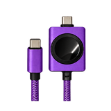 Power Duo 100W 4ft USB-C Cable with Built-In Magnetic Watch Charger - 6 Pieces Per Retail Ready Display 27073