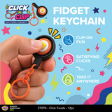 Click N' Clip Click Foods Keychain - 12 Pieces Per Retail Ready Display 27074