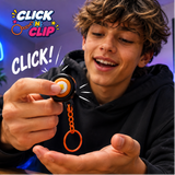 Click N' Clip Click Foods Keychain - 12 Pieces Per Retail Ready Display 27074