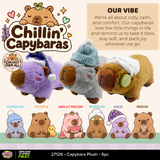 Chillin' Capybaras Plush - 6 Pieces Per Retail Ready Display 27126