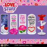 Valentine's Day Love Stuff Floor Display - 60 Pieces Per Retail Ready Display Kit 88638