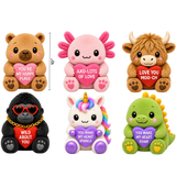 Valentine's Day Love Stuff Floor Display - 60 Pieces Per Retail Ready Display Kit 88638