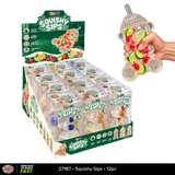 SquishZilla™ Squishy Sips™ Sensory Squishy Toy - 12 Pieces Per Retail Ready Display 27187
