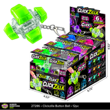 Sensory Fidget ClickZilla Keyboard Button Ball Keychain - 12 Pieces Per Retail Ready Display 27286
