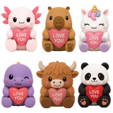 Fun Doh™ SquishZilla™ Mega Stretchy Squishy Love Squad Toy - 6 Pieces Per Retail Ready Display 27295