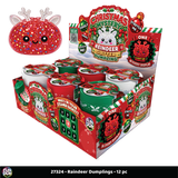 Fun Doh™ Christmas Mystery Reindeer Dumpling Squishy Toy - 12 Pieces Per Retail Ready Display 27324