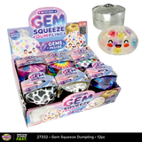 Fun Doh™ SquishZilla™ Mystery Gem Squeeze Jelly Dumpling Squish Toy - 12 Pieces Per Retail Ready Display 27332