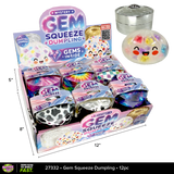 Fun Doh™ SquishZilla™ Mystery Gem Squeeze Jelly Dumpling Squish Toy - 12 Pieces Per Retail Ready Display 27332