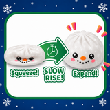 Fun Doh™ Merry Squishmas Squishy Slow-Rise Foam Christmas Dumplings - 12 Pieces Per Retail Ready Display 27346