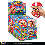 SquishZilla™ Mega Stretchy Squishy Sports Star Squishies - 12 Pieces Per Retail Ready Display 27385