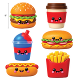 SquishZilla™ Mega Snack Attack Super Jumbo Squishies - 6 Pieces Per Retail Ready Display 27386