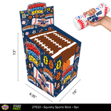 Fun Doh™ SquishZilla™ Slow Rise Jumbo Sports Squishy Stick - 9 Pieces Per Retail Ready Display 27532