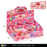 SquishZilla™ Fun Doh™ Slow Rise Love Squishy Dumplings - 12 Pieces Per Retail Ready Display 28028