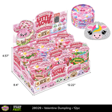 SquishZilla™ Fun Doh™ Little Love Squishy Dumplings - 12 Pieces Per Retail Ready Display 28029