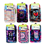 Neoprene Cigarette Pouch with Pocket - 6 Pieces Per Retail Ready Display 40312