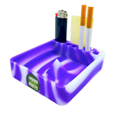 Silicone Ashtray with Assorted Colors - 6 Per Retail Ready Display 40957