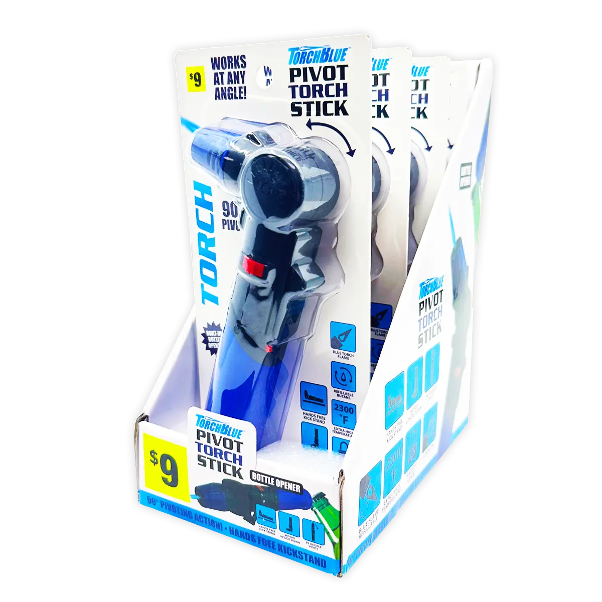Pivot Torch Stick Lighter - 4 Pieces Per Retail Ready Display 41522 ...