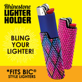 Rhinestone Lighter Case - 10 Pieces Per Retail Ready Display 41761