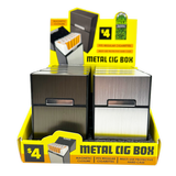 Metal Cigarette Box - 8 Pieces Per Retail Ready Display 41763