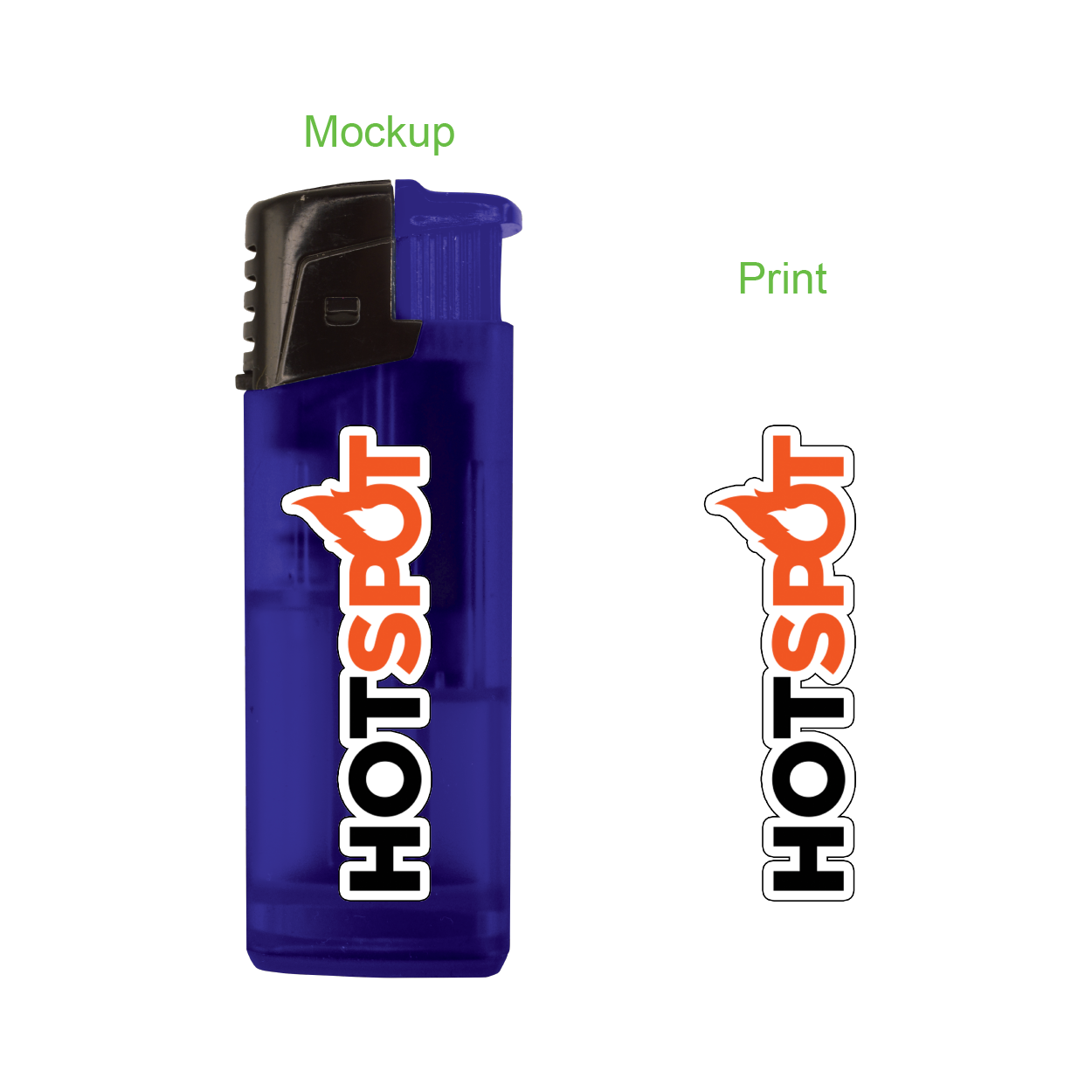 Hot Spot Torch Jet Flame Lighter - 25 Pieces Per Retail Ready Display 41802 TORCH BLUE