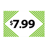 Merchandising Fixture - $7.99 Retail Tag 25 Per Pack 978430