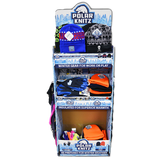 Winter Knit Hat Beanie and Glove Assortment Floor Display - 72 Pieces Per Retail Ready Display 88367