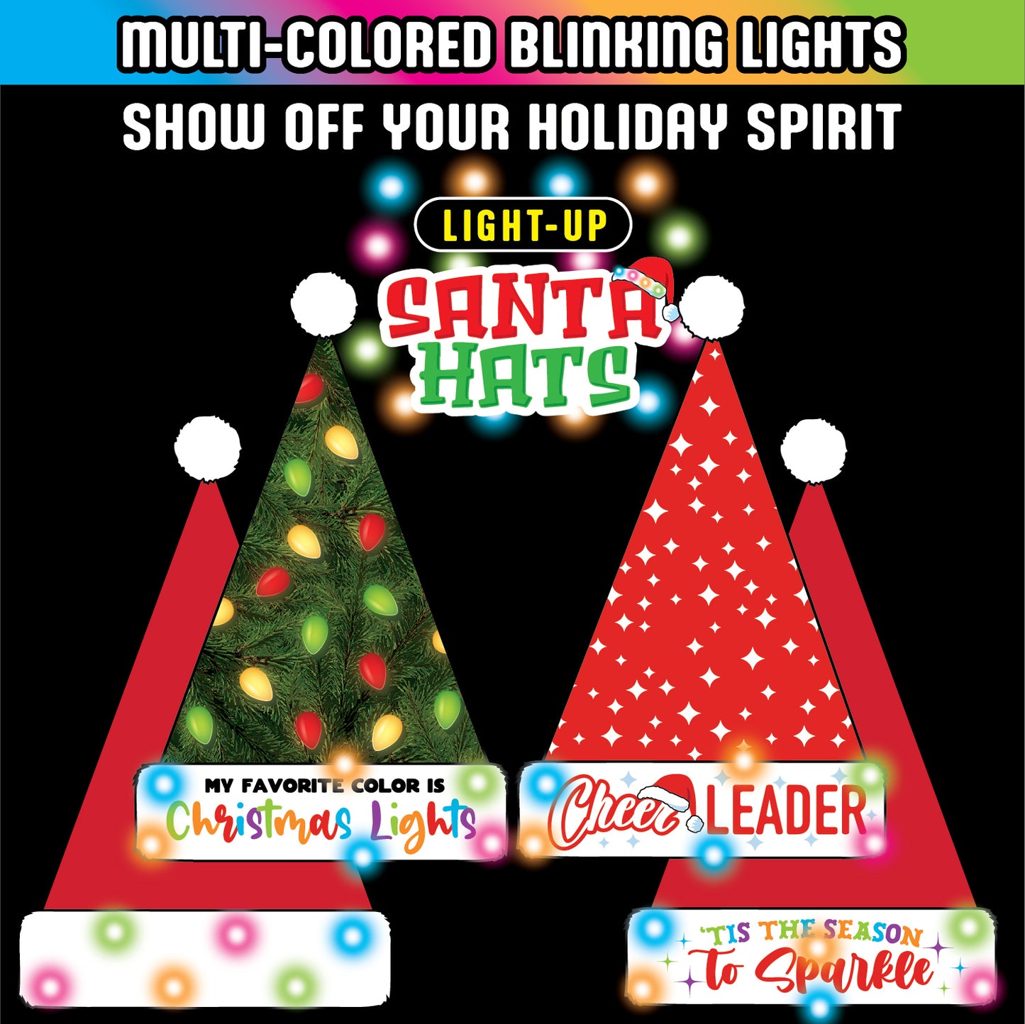 ITEM NUMBER 088464 CHRISTMAS HAT FLOOR DISPLAY 36 PIECES PER KIT