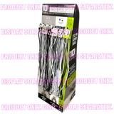 10FT Charging Cable Refill Kit Assortment- 24 Pieces Per Pack 88481