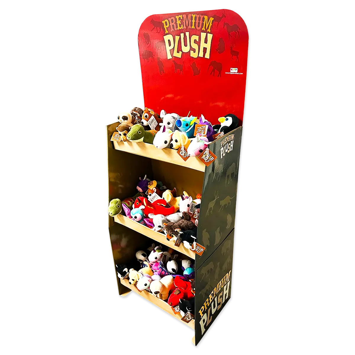 Plush Premium Assortment Floor Display - 36 Pieces Per Retail Ready Di ...
