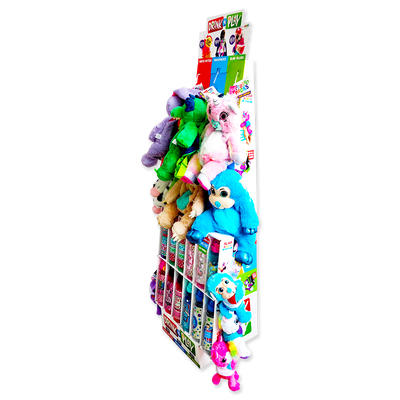 ITEM NUMBER 088497 KIDS CUP PLUSH FLOOR DISPLAY KIT 24 PIECES PER DISPLAY