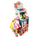 Hug 'N Sip Cup Plush Assortment Floor Display - 38 Pieces Per Retail Ready Display 88565