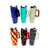 40 oz Stainless-Steel Insulated Seasonal Cups - 15 Pieces Per Retail Ready Display 88571