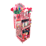 Valentine's Day Rose Plush and Gift Assortment Floor Display - 58 Pieces Per Retail Ready Display 88575