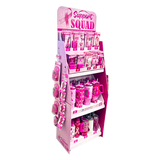 Breast Cancer Awareness Pink Support Squad Assortment Floor Display - 64 Pieces Per Retail Ready Display 88590