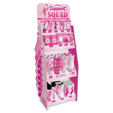 Breast Cancer Awareness Pink Support Squad Assortment Floor Display- 66 Pieces Per Retail Ready Display 88590