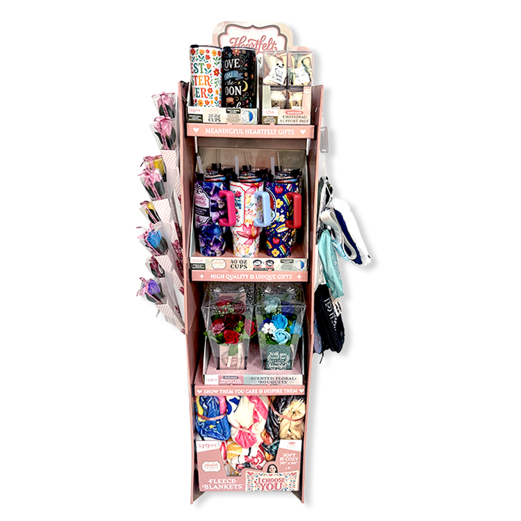 Heartfelt Sayings Gift Assortment Floor Display - 58 Pieces Per Retail Ready Display 88614 KIPP BROTHERS