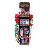 Valentines Day Rose Plush and Gift Assortment Floor Display - 78 Pieces Per Retail Ready Display Kit 88615 NOVELTY INC