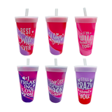 Valentines Day Glass Plush and Gift Assortment Floor Display - 56 Pieces Per Retail Ready Display Kit 88616 NOVELTY INC