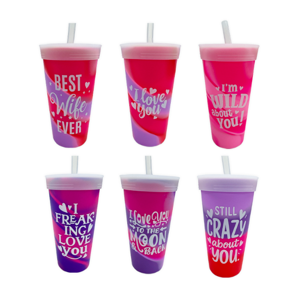 Valentines Day Glass Plush and Gift Assortment Floor Display - 56 Pieces Per Retail Ready Display Kit 88616 NOVELTY INC