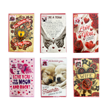 Valentines Day Glass Plush and Gift Assortment Floor Display - 56 Pieces Per Retail Ready Display Kit 88616 NOVELTY INC